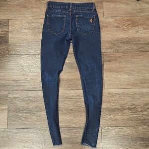 Women's, Blue, Skinny, Jeans, Vip, Stretch, Dark, Casual, Summer, Vacation,